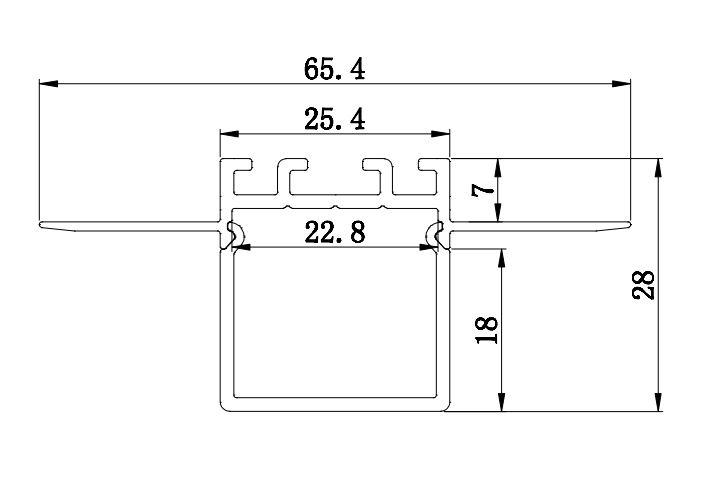 Vignette 2 produit PR4002 PROFIL PLAQUO 1CM GRIS | Ref : PR4002GRIS-SP