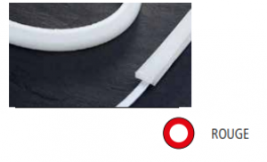 ENGITECHS Led neon flex 10w/m sm 24v ip68 largeur 10mm - eclairage 3 cotes - bobine de 5m - rouge LN1010-24-5ROUGE