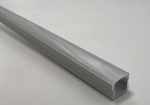 ENGITECHS Profil alu gris 1cm + capot PR1001O-GRIS-SP