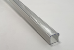 ENGITECHS Profil alu blanc 2m + capot PR1001T-BLANC