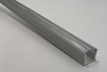 ENGITECHS Profil alu gris 1cm + capot PR1001T-GRIS-SP