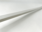 ENGITECHS Profil alu blanc 1cm + capot PR1005O-BLANC-SP