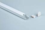 ENGITECHS Profile alu gris 2m en sailli arrondi PR1009