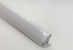 ENGITECHS Profil alu blanc 1cm + capot PR1012B-BLANC-SP