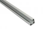 ENGITECHS Profil alu gris 1cm + capot PR1012B-GRIS-SP