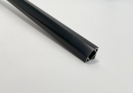 ENGITECHS Profil alu noir 2m + capot PR1012N-NOIR
