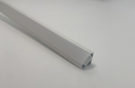ENGITECHS Profil alu blanc 1cm + capot PR1012O-BLANC-SP