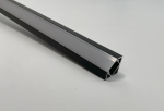 ENGITECHS Profil alu noir 1cm + capot PR1012O-NOIR-SP