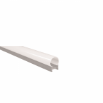 ENGITECHS Profile alu en sailli sans rebord diffuseur rond opaque 2m PR1019GRIS