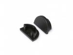 ENGITECHS Bouchons pour pr2005 noir x 2 pour capot rond clipant PR2005D-1-NOIR