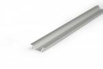 ENGITECHS Profile alu encastrable avec rebord l.2m p6.2mm l.18mm gris PR2016C-GRIS