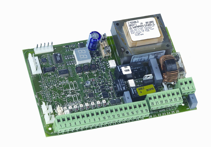 Photo carte electronique 624 bld pour barrieres hydrauliques 620 en 230v. piece detachee. | Ref : 2022715
