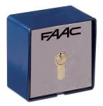 FAAC Contacteur a cle t21 en saillie - 2 contacts 401013