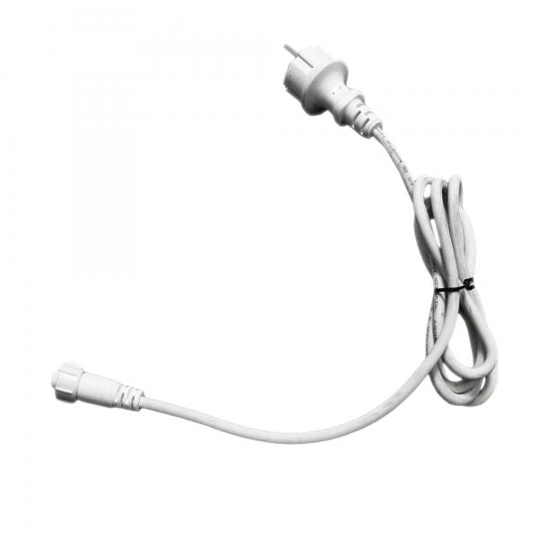 Photo Cordon d' Alimentation 1.50m HO5RNF Câble Blanc | Ref : 90102-W