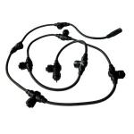 FESTILIGHT 8 sorties cble noir l.2,00m 90390-B-Z