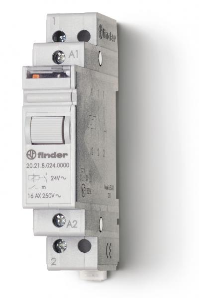 Télérupteur modulaire 1NO 16A 230V AC