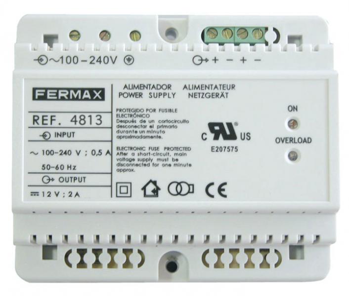 Photo Alimentation Audio 12VDc/2A. Din6 | Ref : 4813
