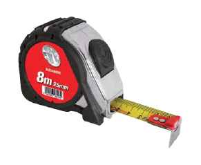 Photo METRE RUBAN AUTO BLOQUANT 8X25MM MAGNETI | Ref : MRAB8M
