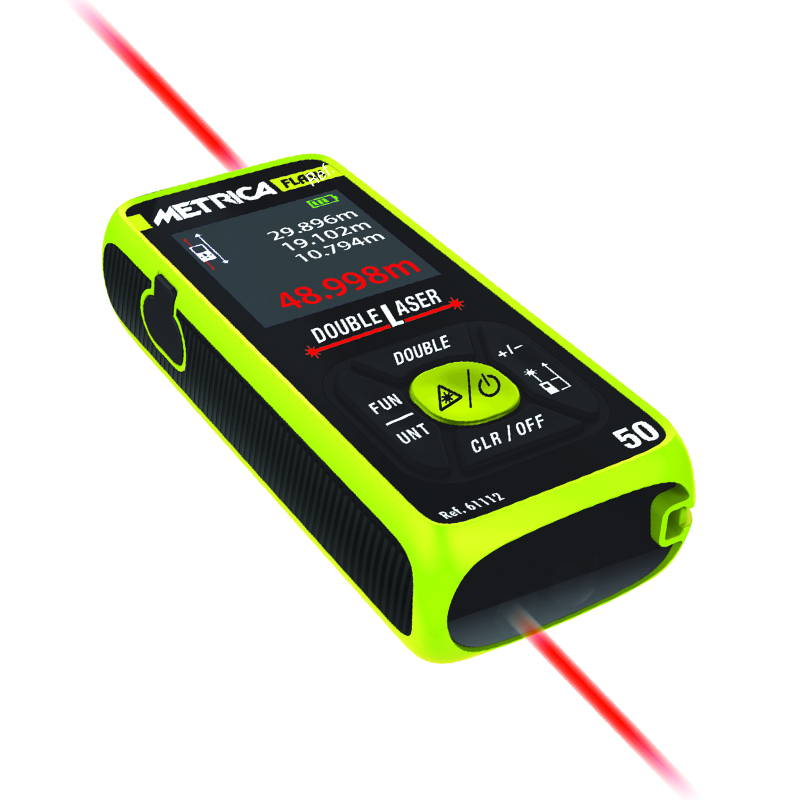 Photo TELEMETRE DOUBLE LASER 30M | Ref : 61112