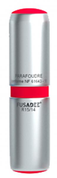 Photo FUSADEE cartouche parafoudre 15kW   14x51 rouge Up = 0,8kV | Ref : FUSADR15/14  