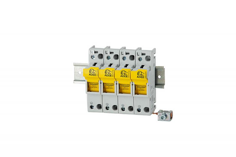Photo Parafoudre Modulaire FUSADEE triphas� avec neutre Medium 15kW sans contr�leur Up = 0,8kV | Ref : FUST5/15M    