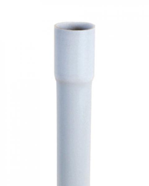 Photo CONDUIT ISOLANT RIGIDE LISSE - IRL - 3321 - TULIPÉ - NF - LONGUEUR 3M - DIAMÈTRE 32MM - GRIS RAL7035 | Ref : DX27732