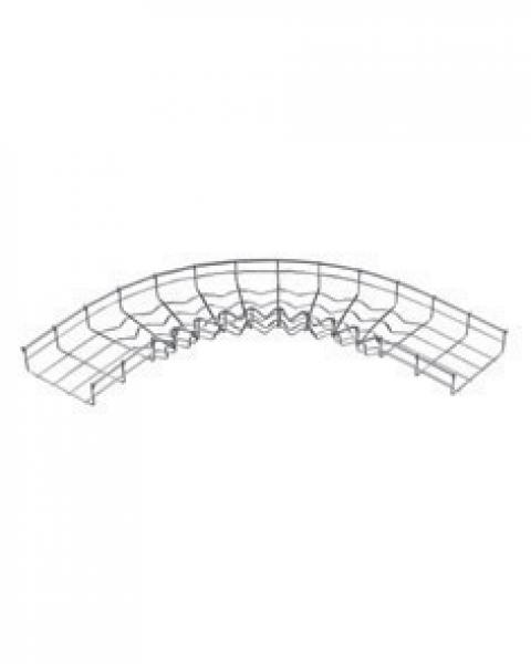 Photo Coude 90� pour chemin de c�bles fil BFR Hauteur 60 - Largeur 400 - Finition EZ | Ref : MV52436