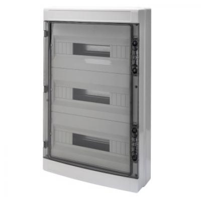 GEWISS Coffret tanche en saillie ip65 54 modules 3 ranges 40108BD