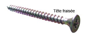 Photo VIS A BOIS TF  TORX 3.5 X 30 S | Ref : A851800