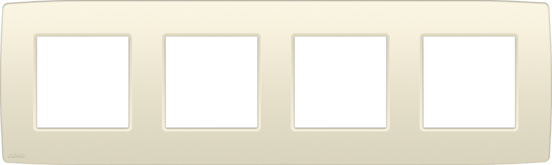 Photo PLAQUE QUADR. 71 CREME | Ref : 100-76400