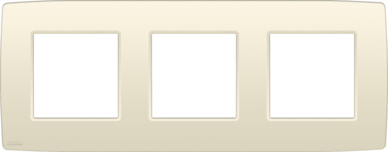 Photo PLAQUE TRIPLE 71 CREME | Ref : 100-76700