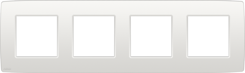 Photo PLAQUE QUADR. 71 BLANC | Ref : 101-76400
