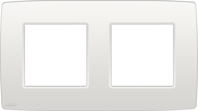 Photo PLAQUE DOUBLE 71 BLANC | Ref : 101-76800