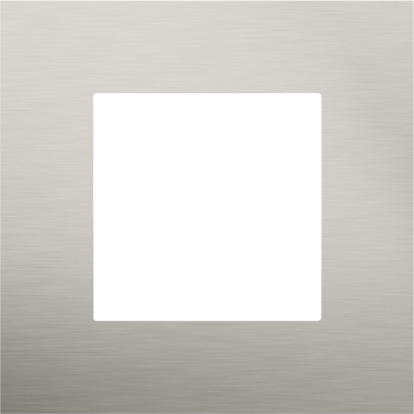 Photo PLAQUE SIMPLE  S.STEEL | Ref : 150-76100