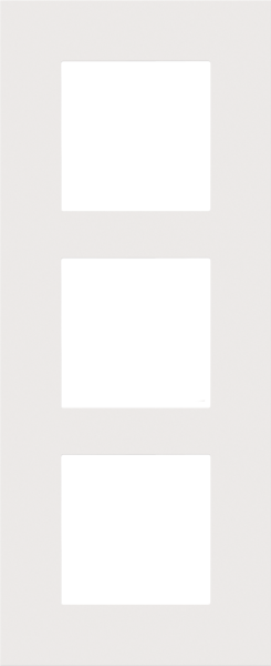 Photo PLAQUE TRIPLE 60 WHITE | Ref : 154-76300