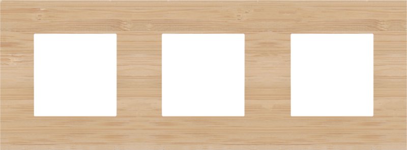 Photo PLAQUE TRIPLE 71 BAMBOO | Ref : 156-76700