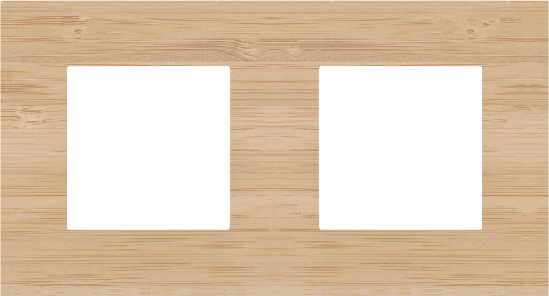 Photo PLAQUE DOUBLE 71 BAMBOO | Ref : 156-76800