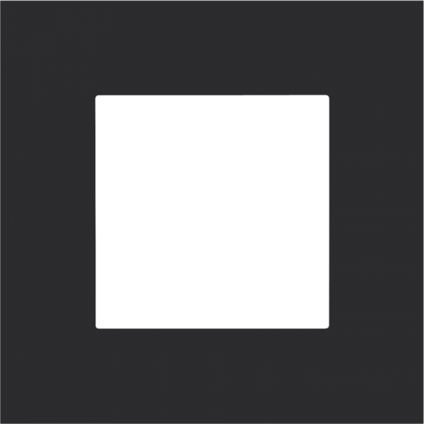 Photo PLAQUE SIMPLE  BLACK | Ref : 161-76100