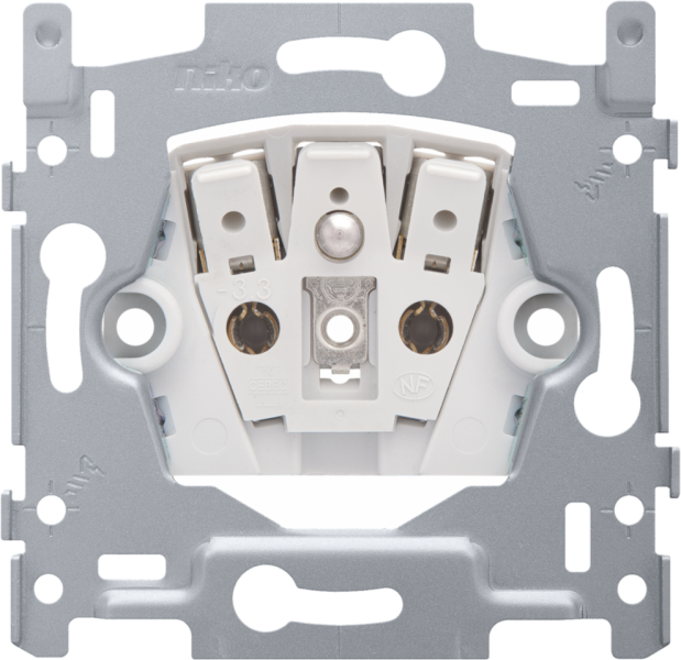 Photo SOCLE PRISE 2P+T 21mm | Ref : 170-32115