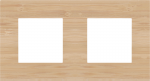NIKO Plaque double 71 bamboo 156-76800
