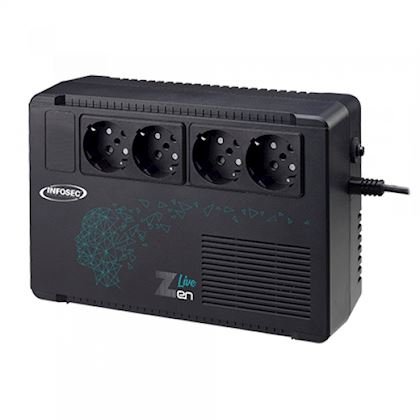 Photo Zen Live 650 Onduleur Line Interactive 650 VA 4 Prises FR/SCHUKO | Ref : 66082