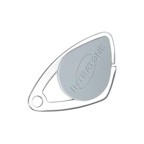 Photo Badge lectronique Mifare - insert inox grav - gris | Ref : 08-0102