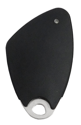 Photo Badge lectronique Mifare mains-libres - insert alu grav - noir | Ref : 08-0120