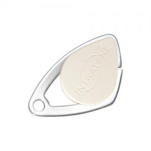 INTRATONE COGELEC Badge lectronique mifare - insert inox grav - ivoire 08-0110