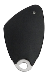 INTRATONE COGELEC Badge lectronique mifare mains-libres - insert alu grav - noir 08-0120