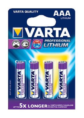Photo Pile Aaa Lithium X4 | Ref : 6103404