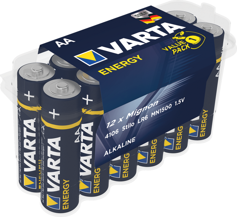 Photo PACK DE 12 LR06 ENERGY | Ref : 41106222