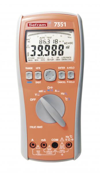 Photo MULTIMETRE 40.000 PTS, DOUBLE AFFICHEUR- | Ref : SEFRAM7351