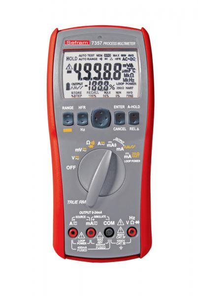 Photo CALIBRATEUR DE COURANT 4-20MA, MULTIMETR | Ref : SEFRAM7357