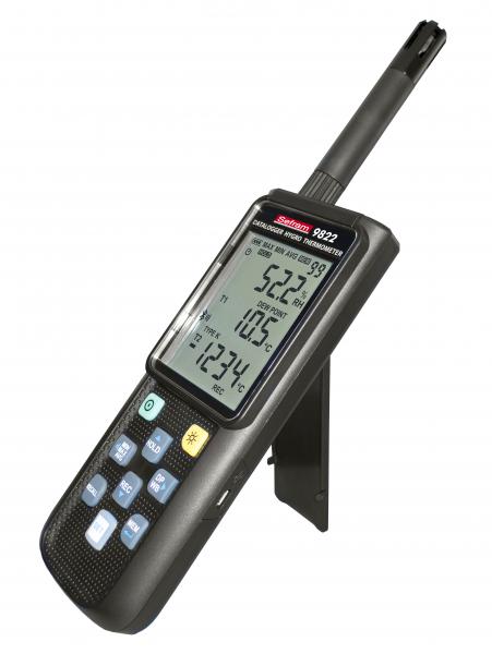 Photo Thermom�tre hygrom�tre portable.Thermocouple K,J,E,T,N,R,S.Humidit� 0 � 100%. | Ref : SEFRAM9822